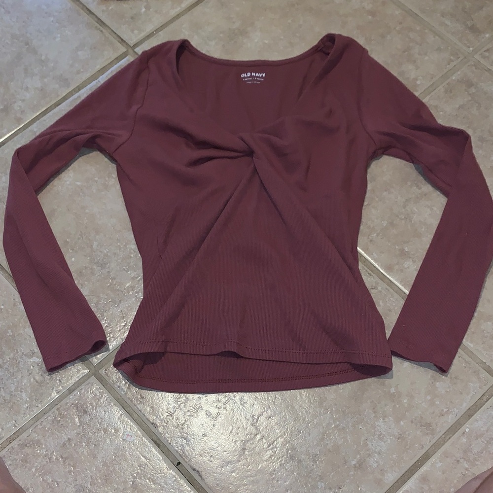 Old Navy Twist-Front Blouse